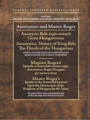 cover image of Anonymus and Master Roger